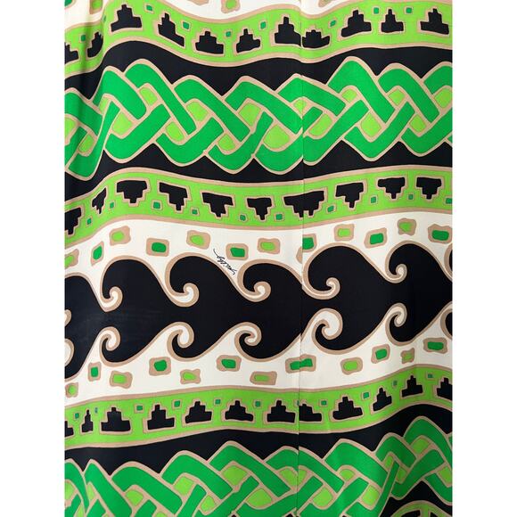 Milly New York Geometric Chain Pattern Shift Mini Dress Size 4 Chic Event - Picture 13 of 16